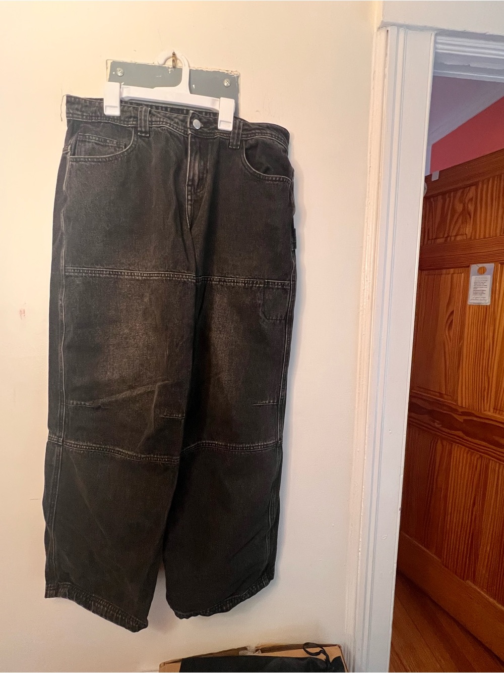 I.AM.GIA Black Carpenter Cargo Pants